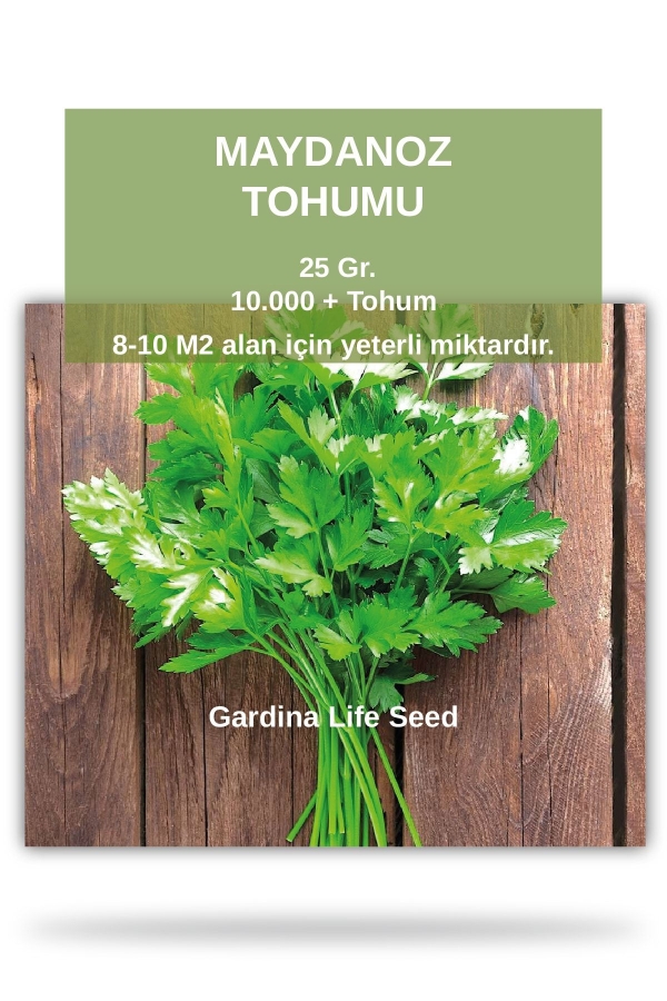 Gardinalife - Maydanoz Tohumu 25 Gr. 10.000 Tohum