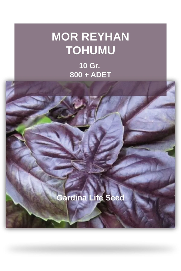 Gardinalife - Mor Reyhan Tohumu 10 gram 800 Tohum