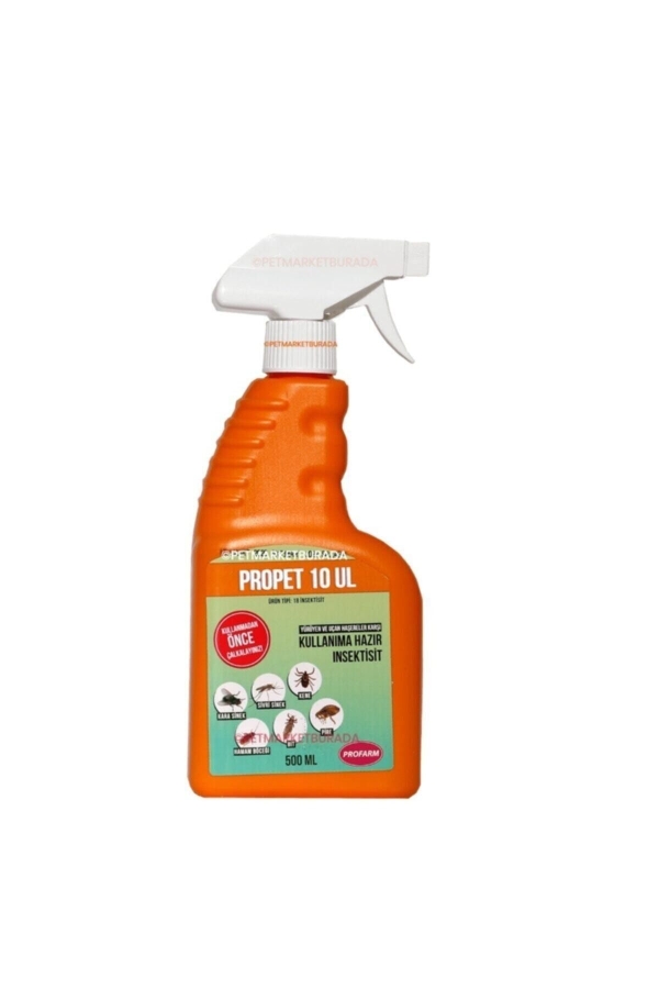 Gardinalife - Propet 10 Ul Kullanıma Hazır Sprey Bit Pire Kene 500ml